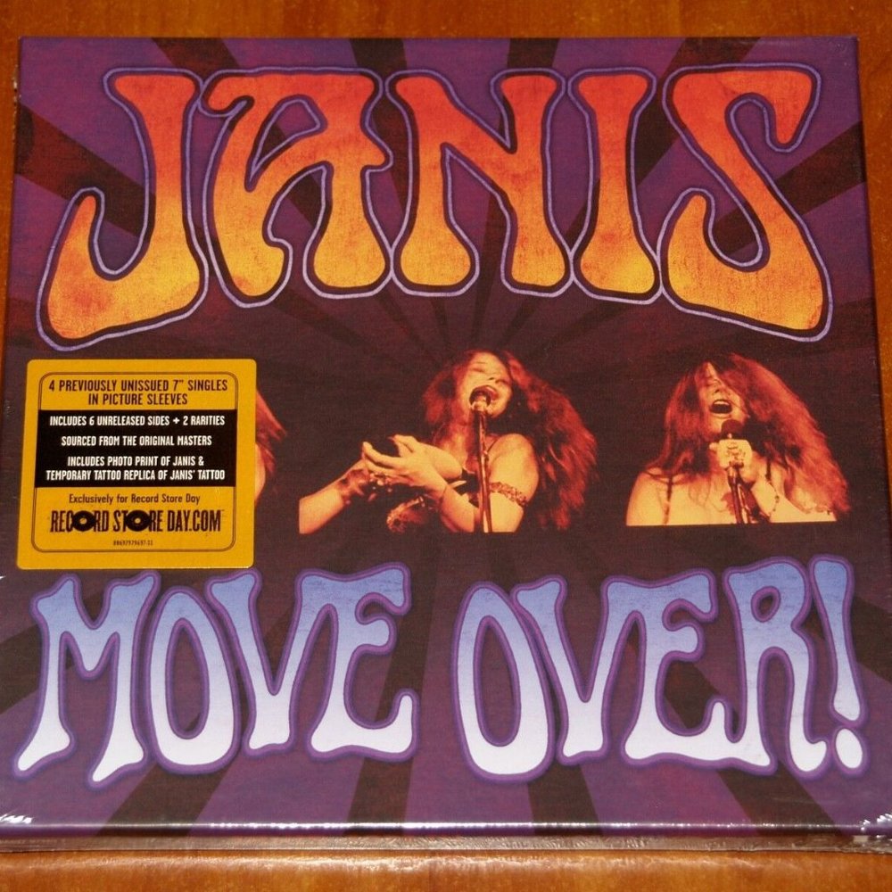 Janis Joplin Move Over! 7" Vinyl x4 ~ RSD 2011 ~ Numb/Ltd Ed ~ New/Sealed!